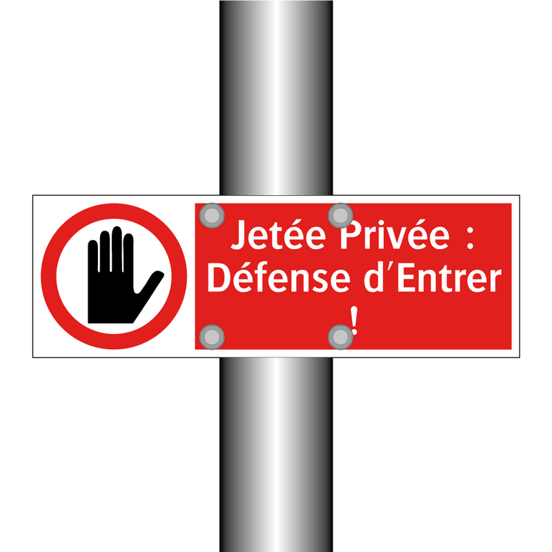 Jetée Privée : Défense d'Entrer !