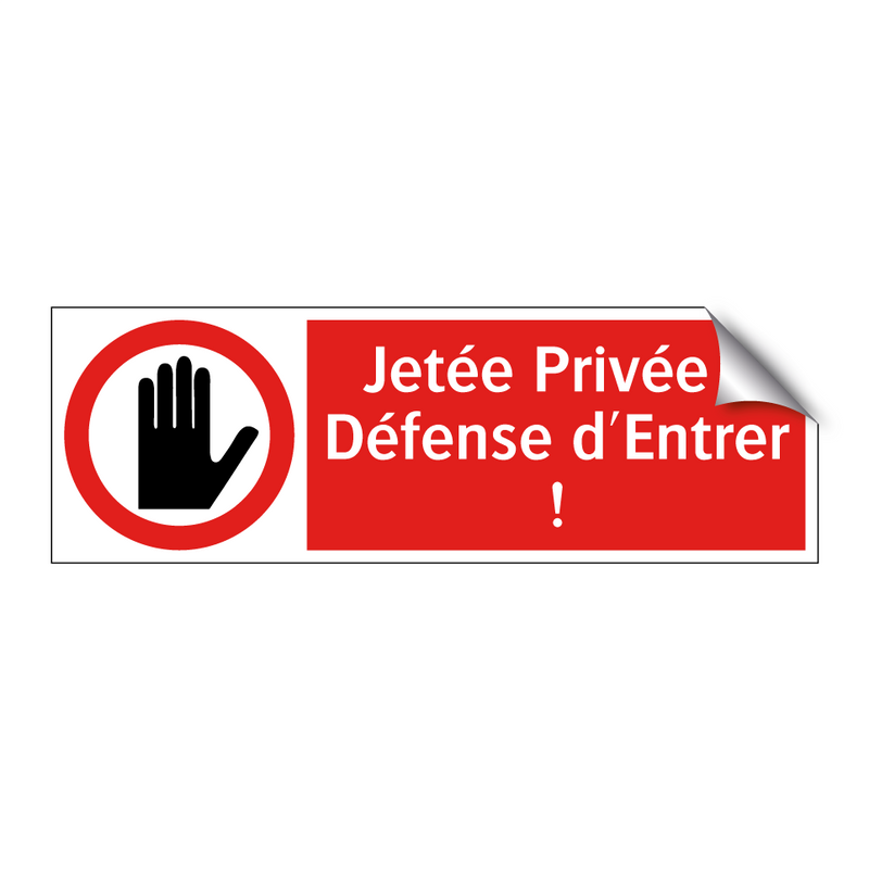 Jetée Privée : Défense d'Entrer !