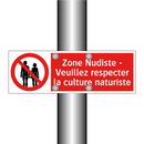 Zone Nudiste - Veuillez respecter la culture naturiste