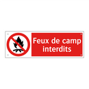 Feux de camp interdits