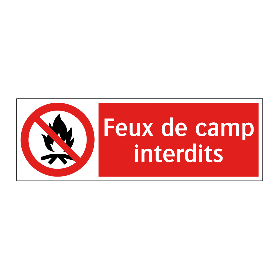 Feux de camp interdits
