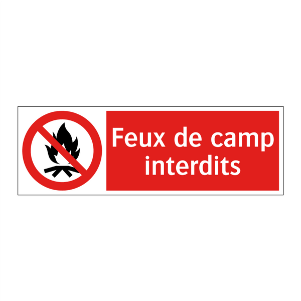 Feux de camp interdits