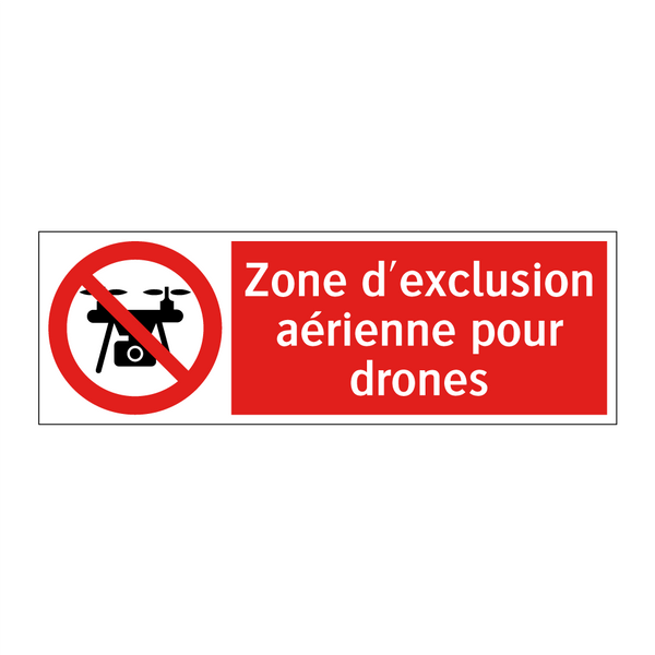 Zone d'exclusion aérienne pour drones