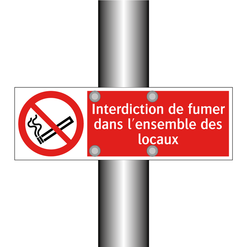 Interdiction de fumer dans l'ensemble des locaux