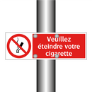 Veuillez éteindre votre cigarette