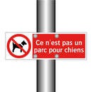 Ce n'est pas un parc pour chiens