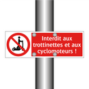 Interdit aux trottinettes et aux cyclomoteurs !