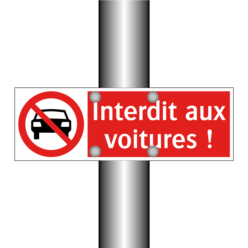 Interdit aux voitures !