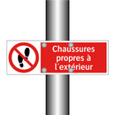 Chaussures propres à l'extérieur