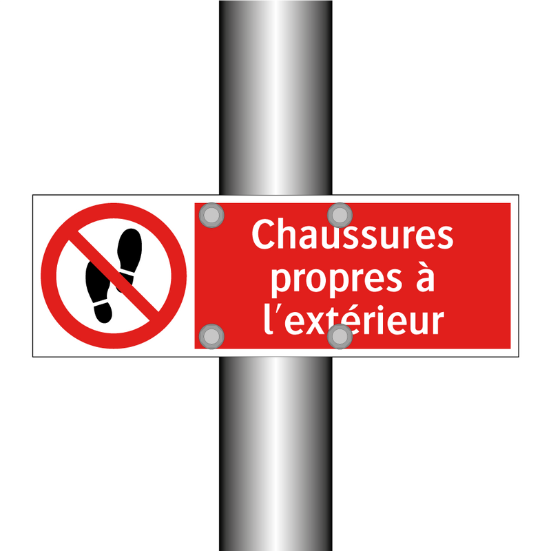 Chaussures propres à l'extérieur