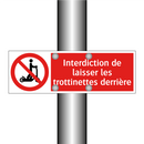 Interdiction de laisser les trottinettes derrière