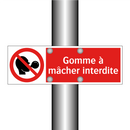 Gomme à mâcher interdite