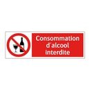 Consommation d'alcool interdite