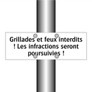 Grillades et feux interdits ! Les infractions seront poursuivies !