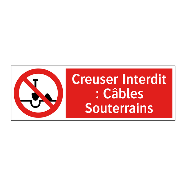 Creuser Interdit : Câbles Souterrains