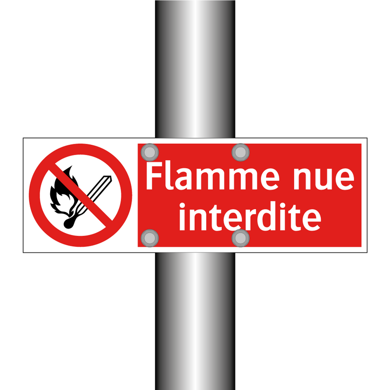 Flamme nue interdite