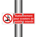 Stationnement pour scooters de mobilité interdit