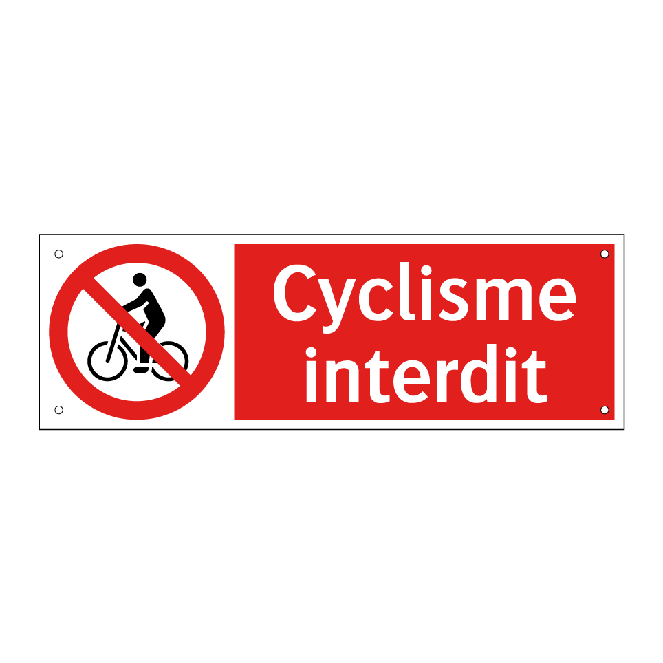 Cyclisme interdit