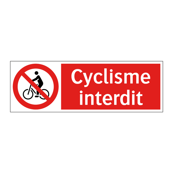 Cyclisme interdit