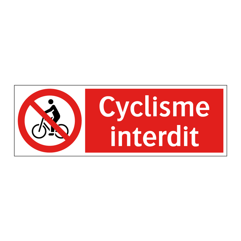 Cyclisme interdit