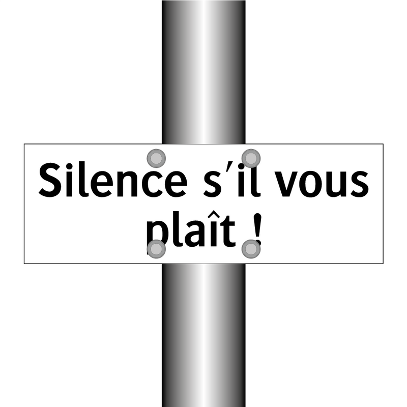 Silence s'il vous plaît !