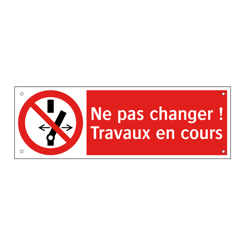 Ne pas changer ! Travaux en cours