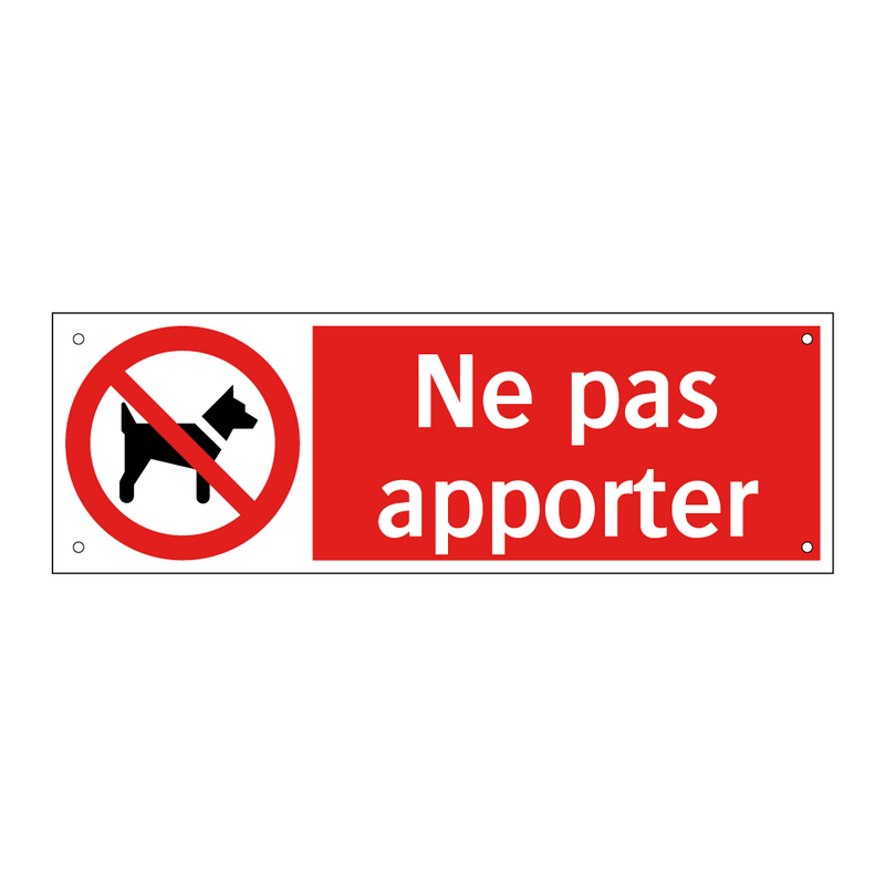 Ne pas apporter