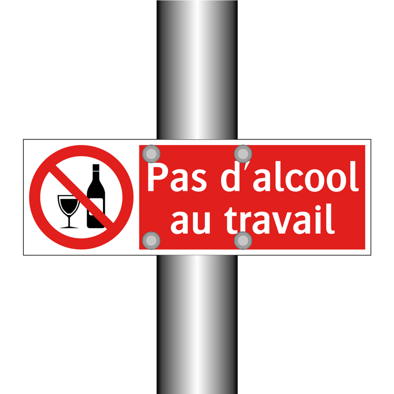 Pas d'alcool au travail