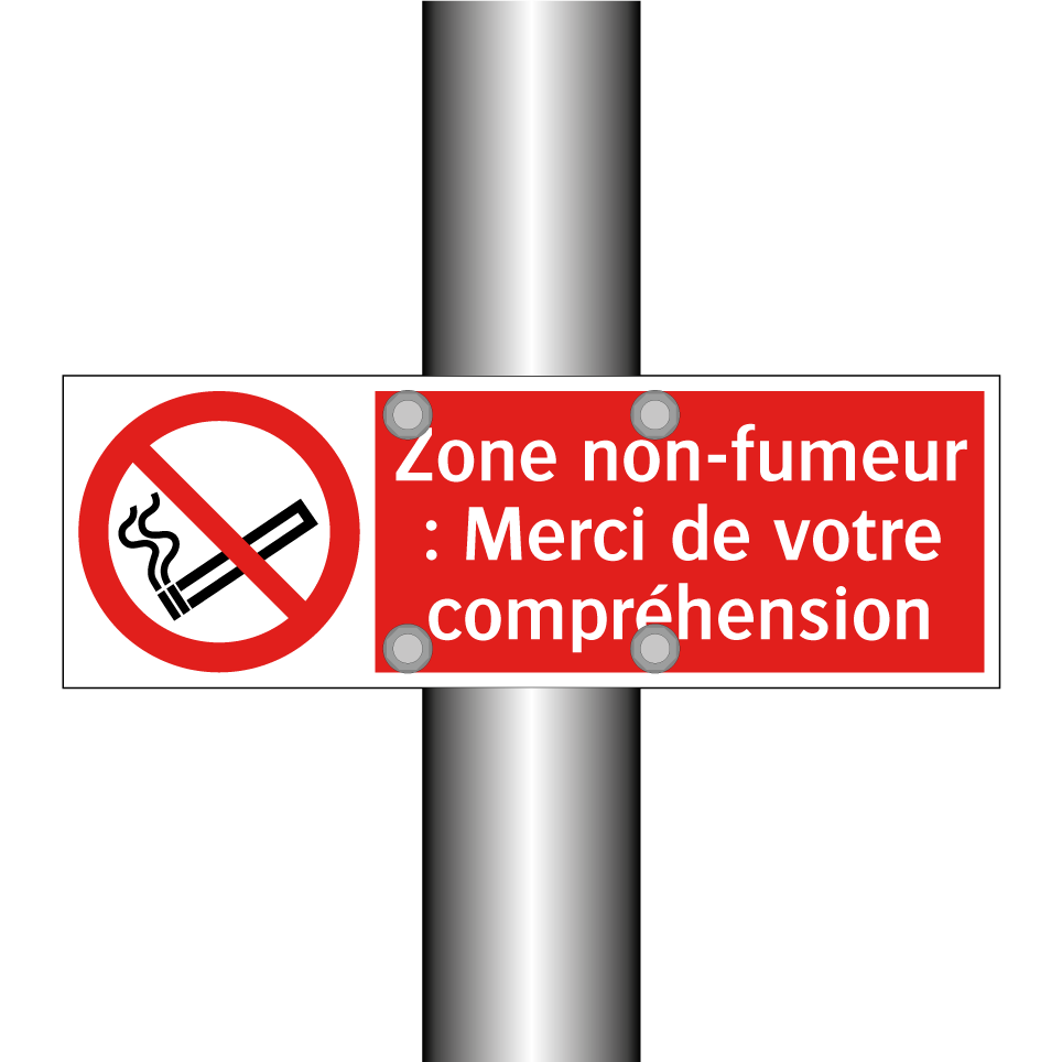 Zone non-fumeur : Merci de votre compréhension