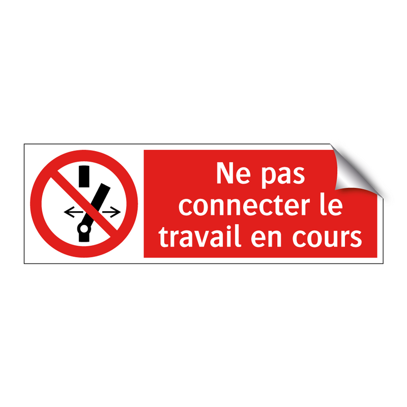 Ne pas connecter le travail en cours