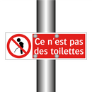 Ce n'est pas des toilettes