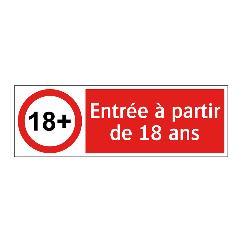 Entrée à partir de 18 ans