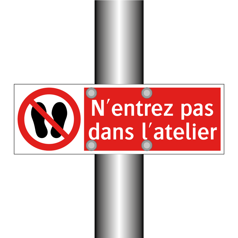 N'entrez pas dans l'atelier