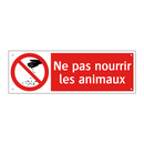 Ne pas nourrir les animaux