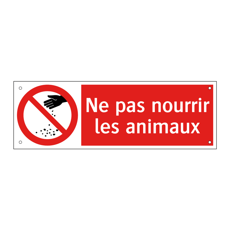 Ne pas nourrir les animaux