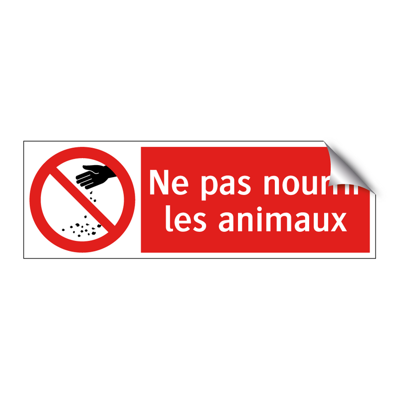 Ne pas nourrir les animaux