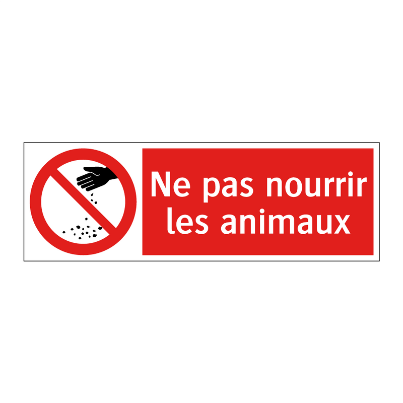 Ne pas nourrir les animaux