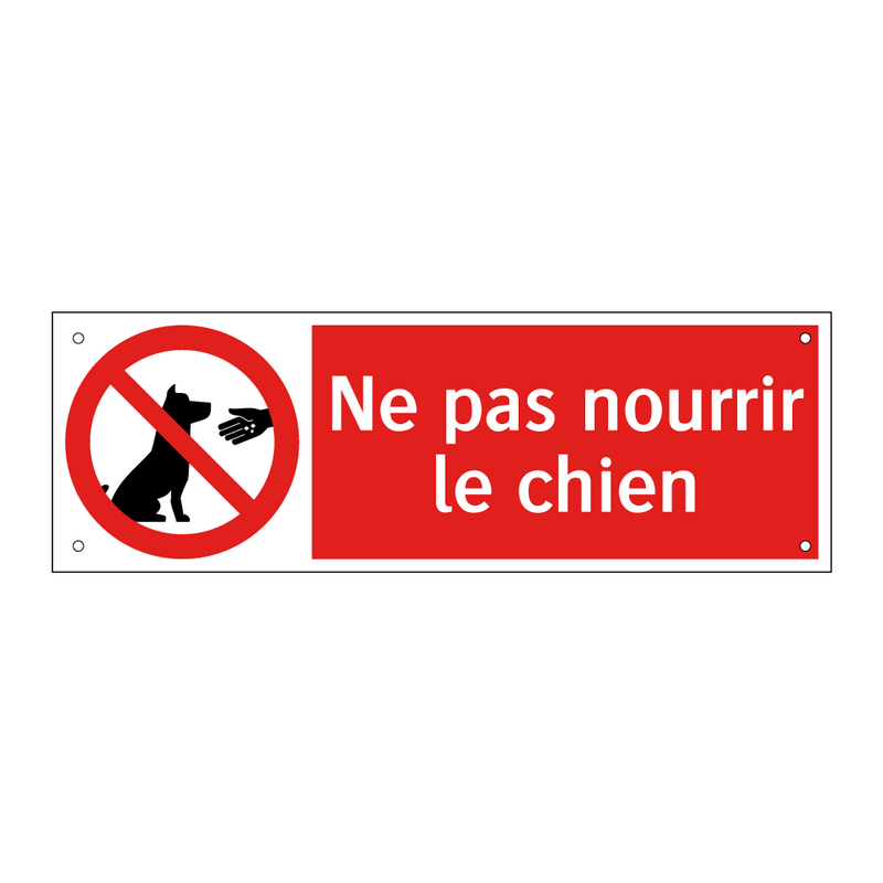 Ne pas nourrir le chien