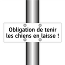 Obligation de tenir les chiens en laisse !