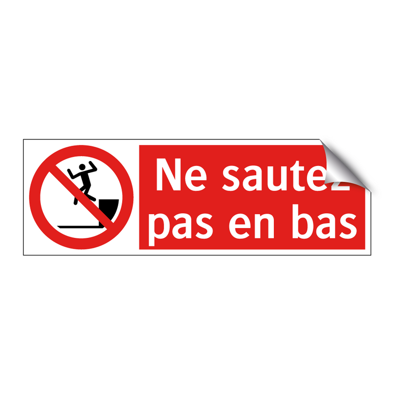 Ne sautez pas en bas