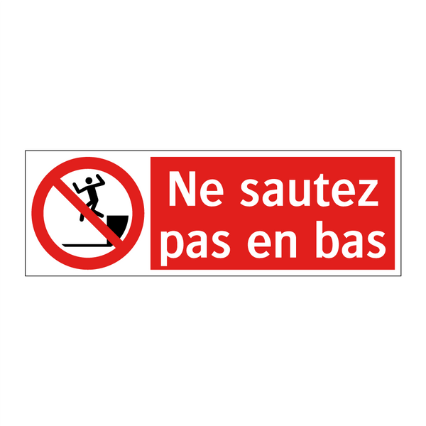Ne sautez pas en bas