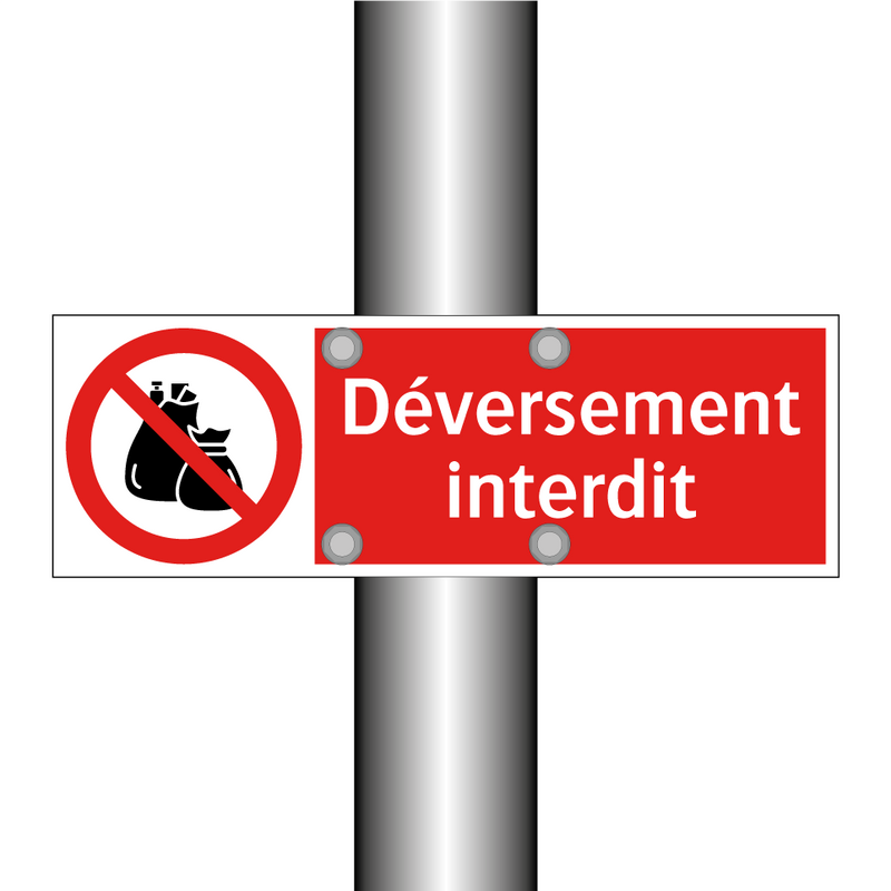 Déversement interdit