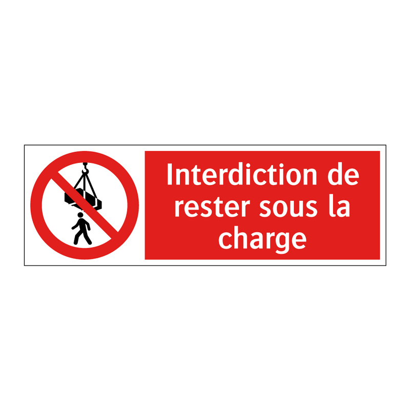 Interdiction de rester sous la charge