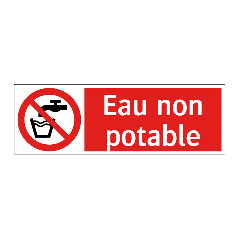 Eau non potable