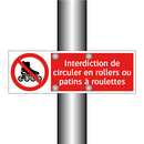 Interdiction de circuler en rollers ou patins à roulettes