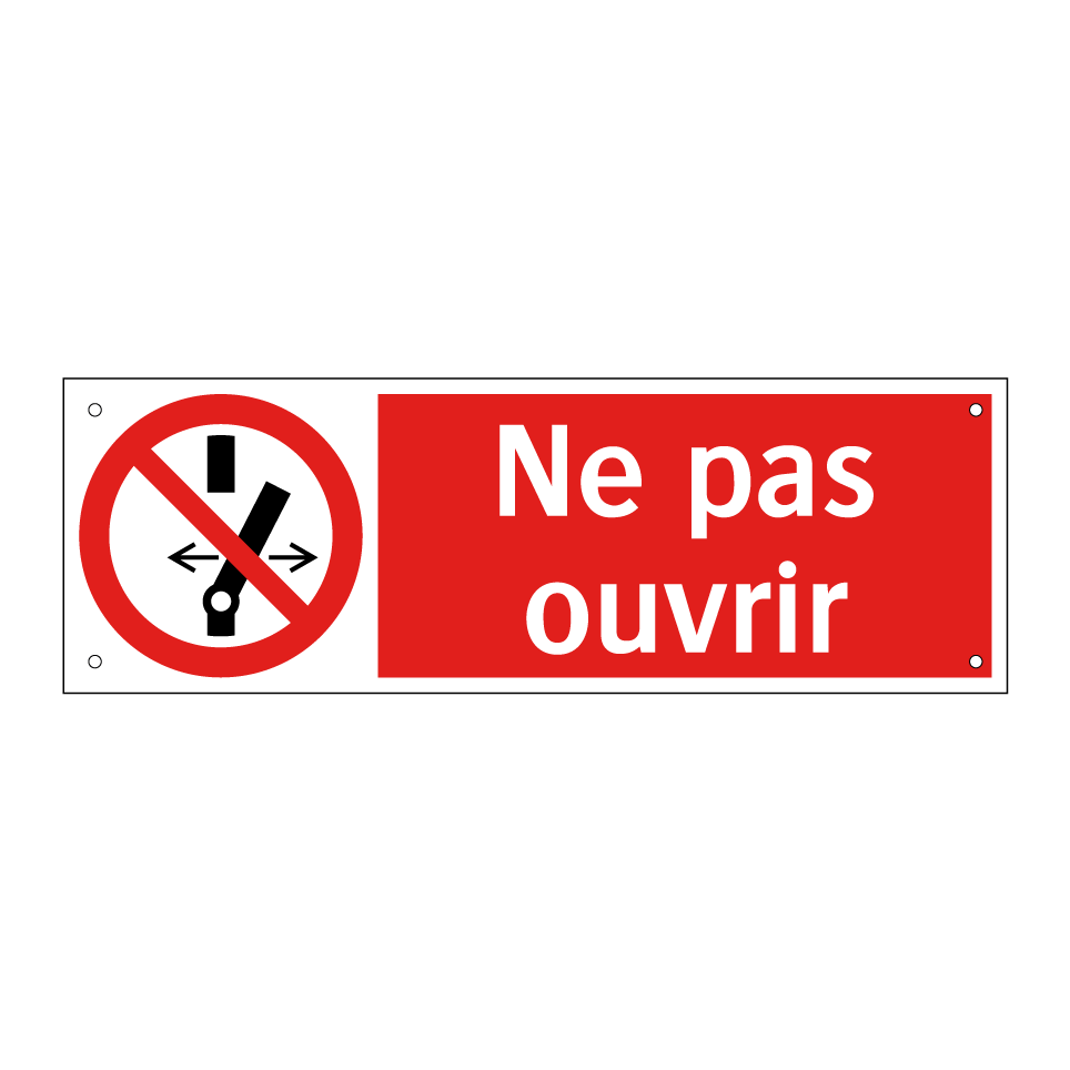 Ne pas ouvrir