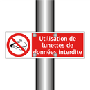 Utilisation de lunettes de données interdite