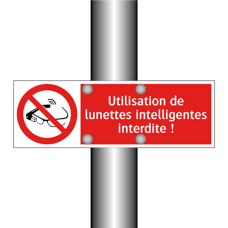 Utilisation de lunettes intelligentes interdite !
