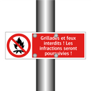 Grillades et feux interdits ! Les infractions seront poursuivies !