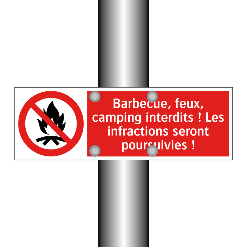 Barbecue, feux, camping interdits ! Les infractions seront poursuivies !